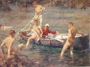 Henry Scott Tuke Ruby Gold and Malachite oil painting